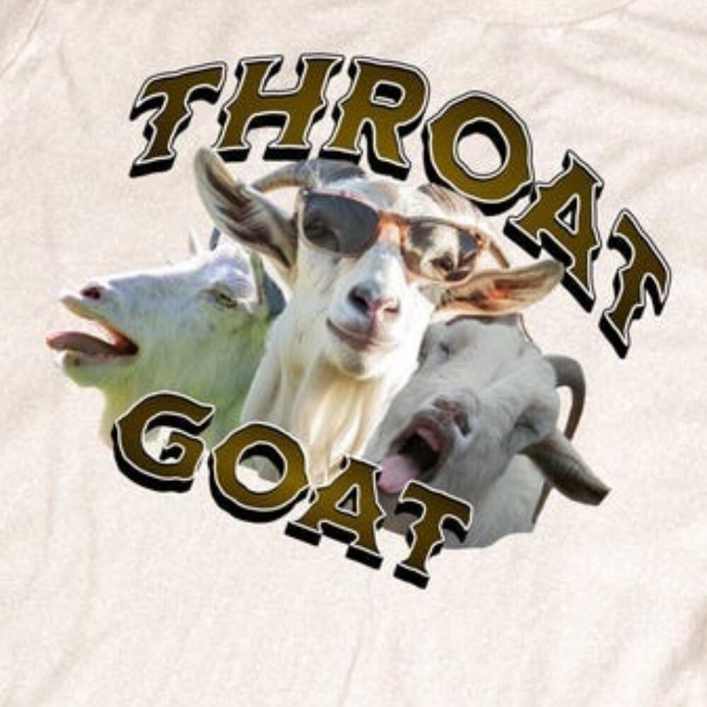 Throat Goat T-Shirt, Offensive Unisex Tee - Picture 2 of 3